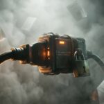 Dramatic illustration of cord-and-plug with padlock under OSHA regulations.