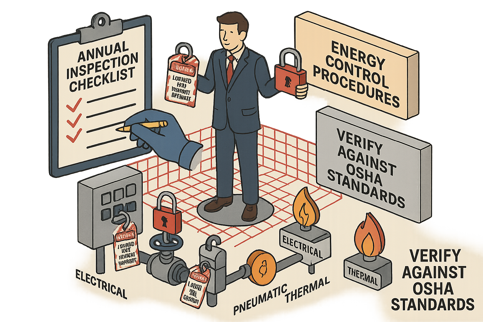 Lockout Tagout Annual Inspection Checklist