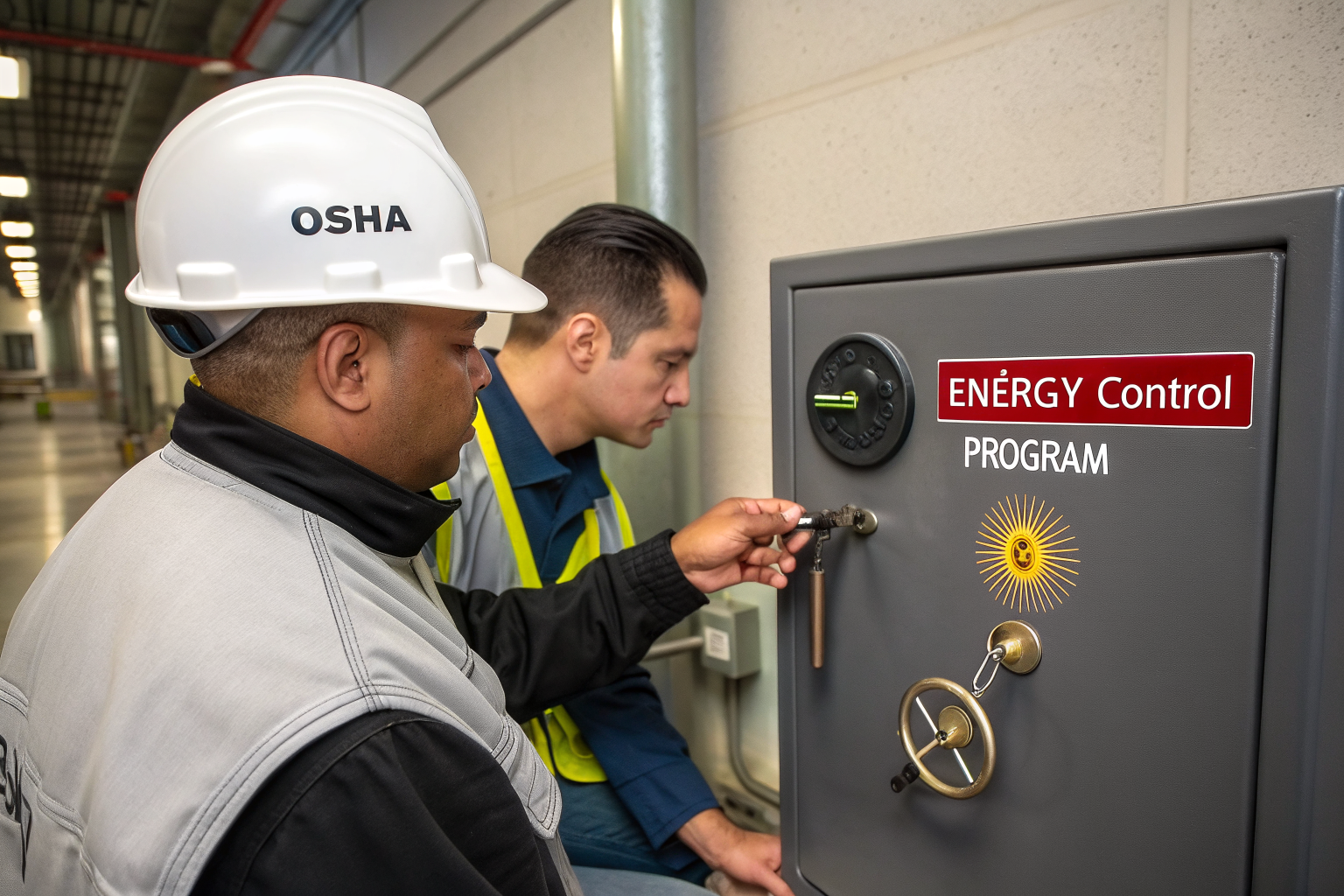 Diagram showing master key use under controlled conditions with supervisor oversight.